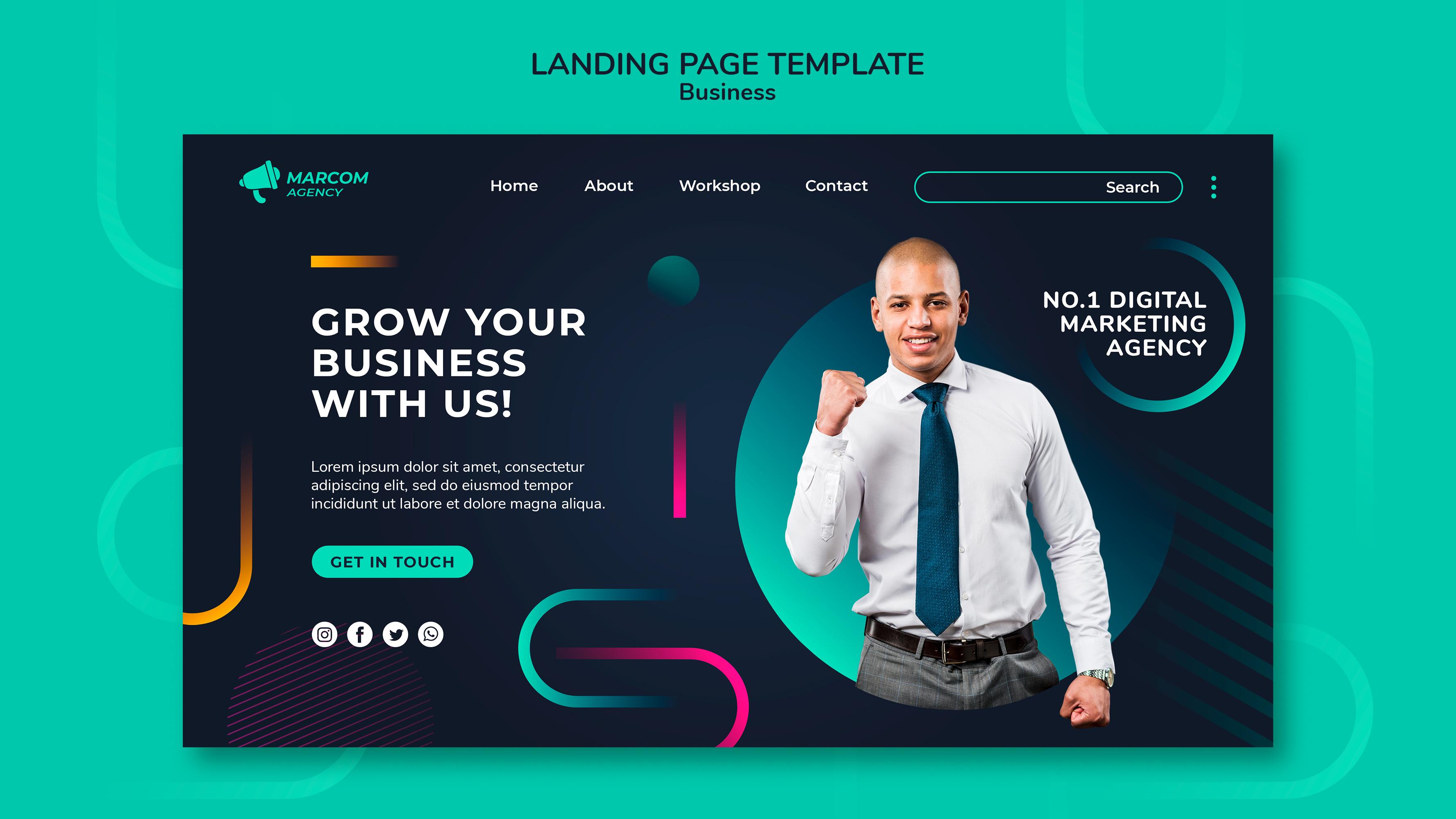 Landing page